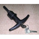 Ручка наружная правой двери задка (черная) УАЗ-3741 с ключом купить с доставкой