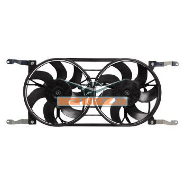 Электровентилятор радиатора с рамкой, 2-й, УАЗ ПАТРИОТ, с конд. купить с доставкой