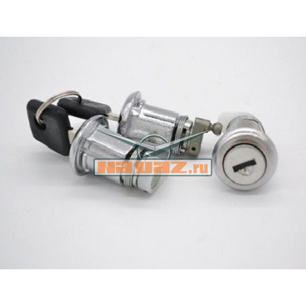 Вставка двери с ключом УАЗ ПАТРИОТ 3 шт. к-т  (2 ключа, 3 личинки) купить с доставкой