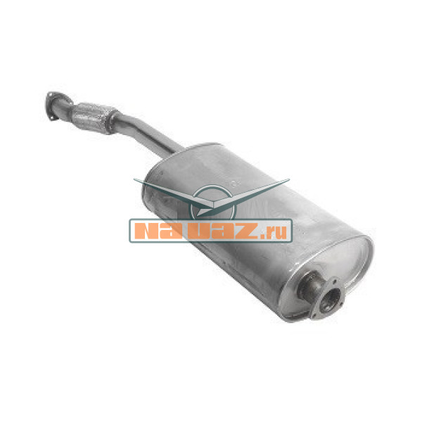 Глушитель УАЗ ПАТРИОТ ПИКАП, КАРГО  с гофрой (нержав) БАКСАН купить с доставкой
